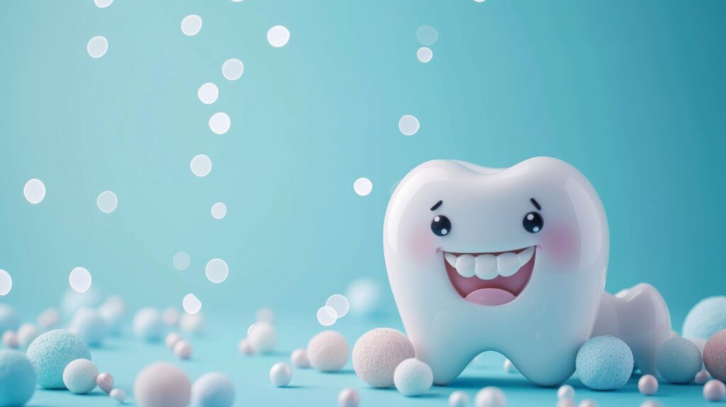 beautiful background for dentist advertising