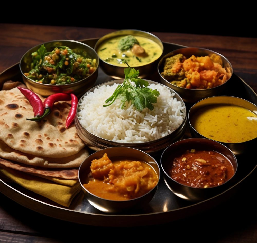 delicious food table